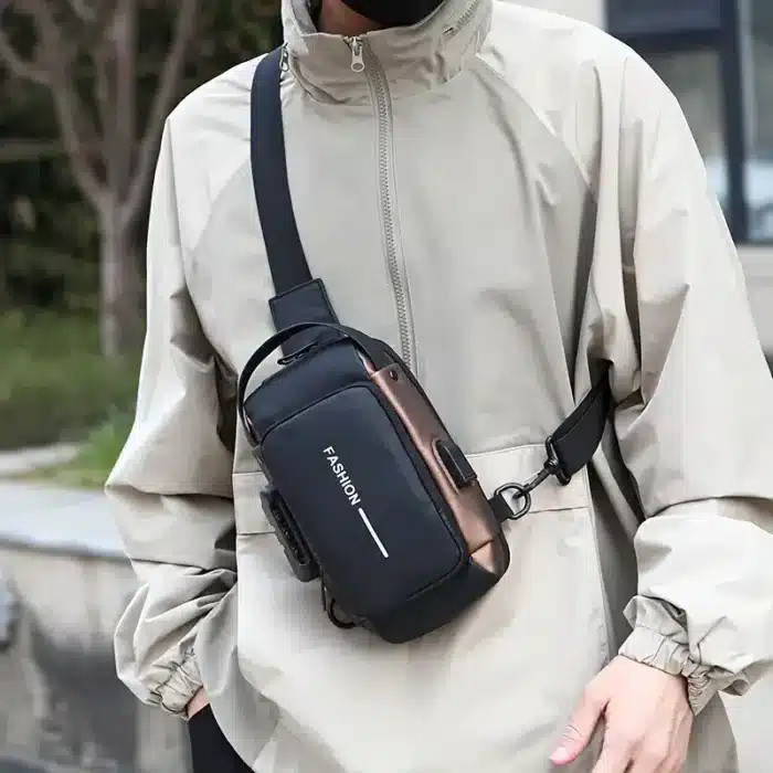 Sac à bandoulière élégant pour hommes – Image 12