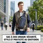 Sac à bandoulière élégant pour hommes – Image 3