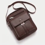 Bandolera y satchel de piel para hombre - Imagen 7