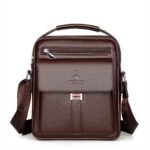 Bandolera y satchel de piel para hombre - Imagen 5