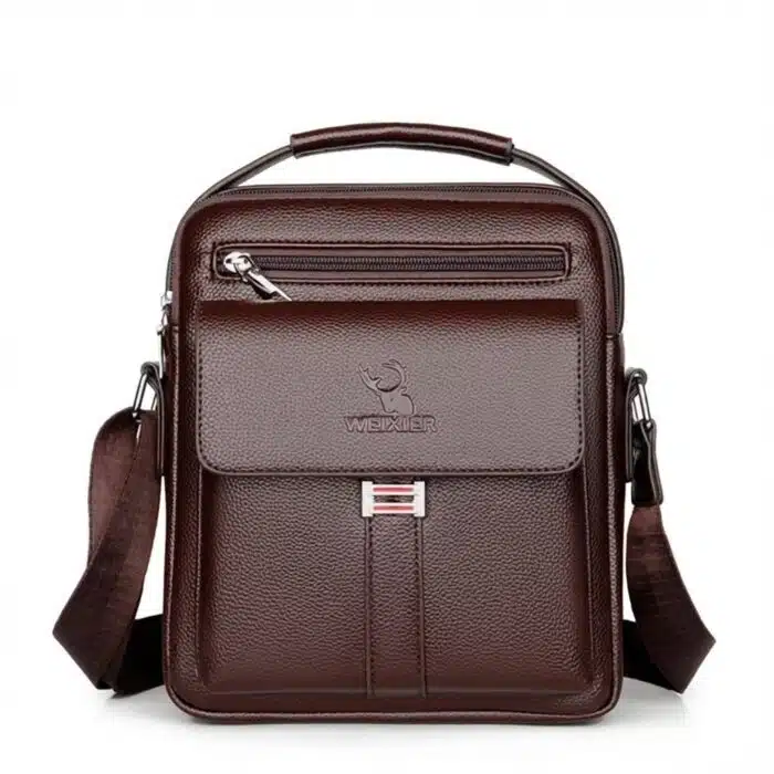 Sac a bandoulière et sacoche en cuir pour homme – Image 5