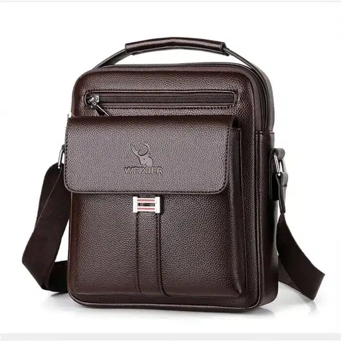 Sac a bandoulière et sacoche en cuir pour homme – Image 2