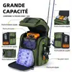 Sac à dos de pêche 50L avec supports – Image 3