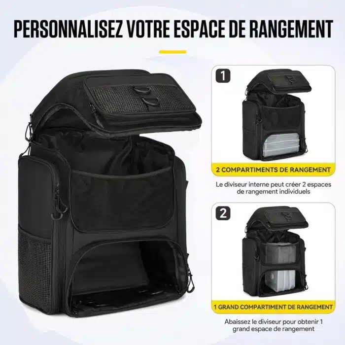 Sac à dos de pêche 50L avec supports – Image 16