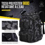 Sac à dos de pêche 50L avec supports – Image 11