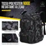 Sac à dos de pêche 50L avec supports – Image 11