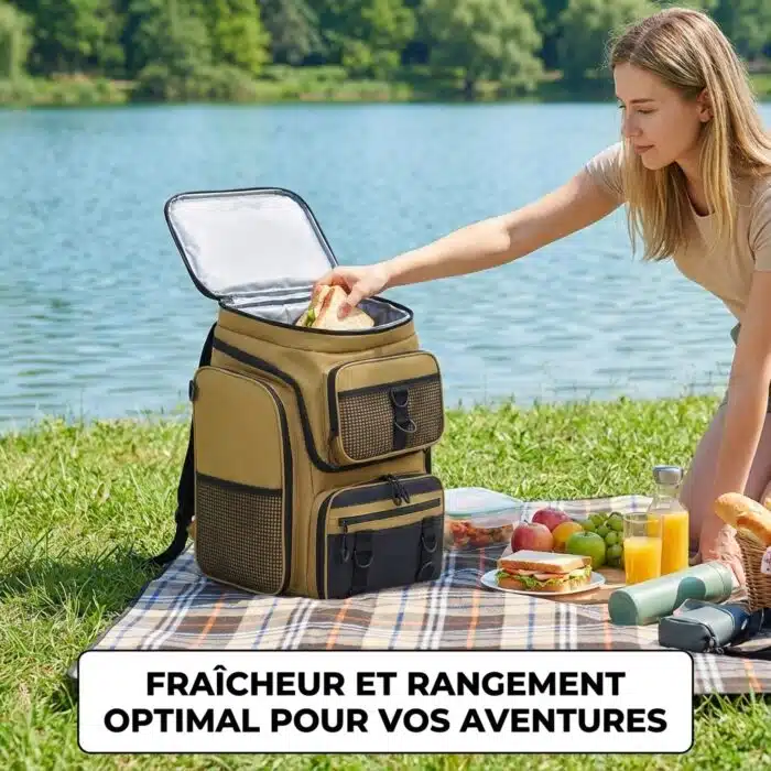 Sac à dos de pêche 50L avec supports – Image 8