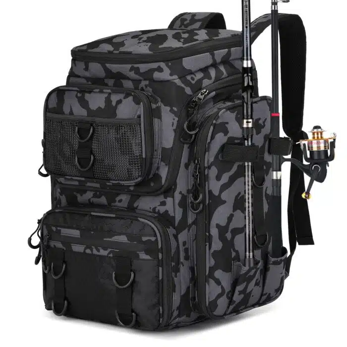 Sac à dos de pêche 50L avec supports – Image 13