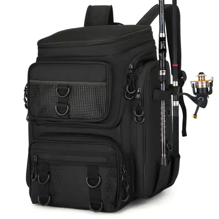 Sac à dos de pêche 50L avec supports – Image 24