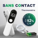 Thermometre frontale rechargeable infrarouge numérique – Image 9