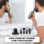 Tondeuse à Barbe et Nez rechargeable 4 en 1 pour homme – Image 10