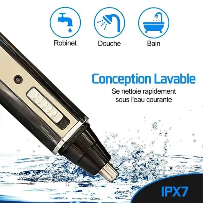 Tondeuse à Barbe et Nez rechargeable 4 en 1 pour homme – Image 4