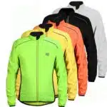Veste coupe-vent imperméable réfléchissante cyclisme