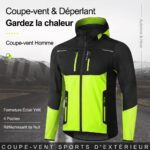 Chaqueta de ciclismo cálida con forro polar - Imagen 5