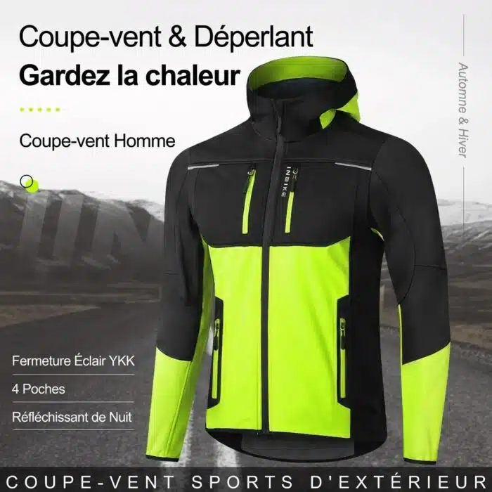 Veste de Cyclisme chaude doublure polaire – Image 5