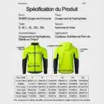 Veste de Cyclisme chaude doublure polaire – Image 4