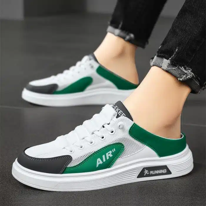Chaussures Baskets respirantes en toile à enfiler – Image 3
