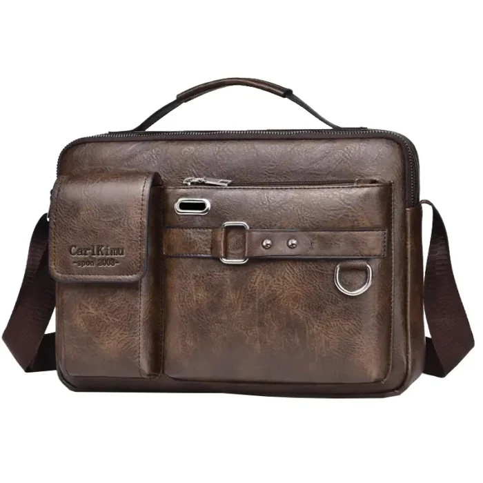 Sac d'épaule retro messager étanche pour homme