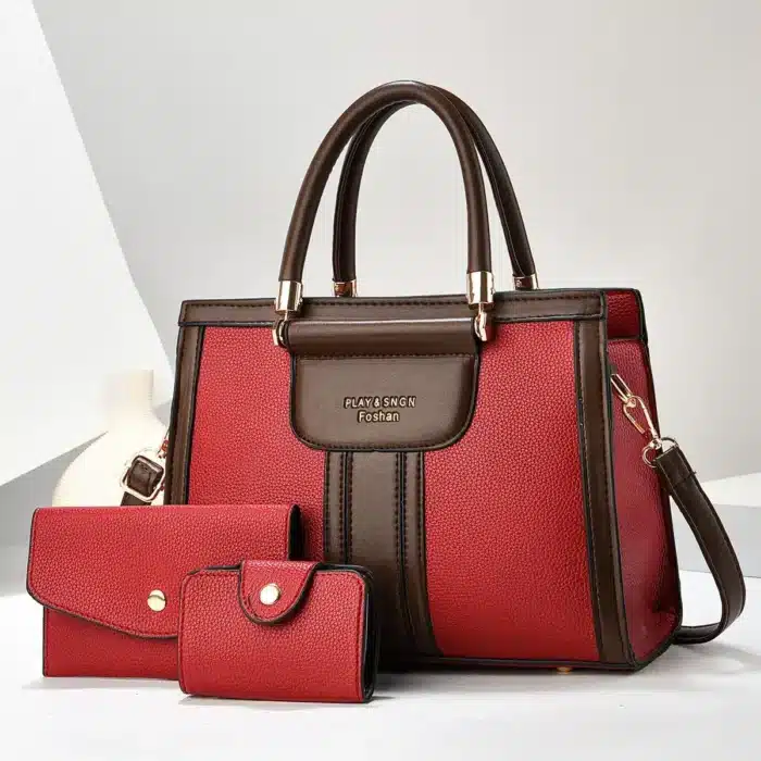 Sac à Main tendance pour femme - ensemble 3 pièces – Image 3