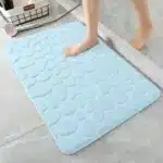 Tapis salle de bain galets absorbant antidérapant