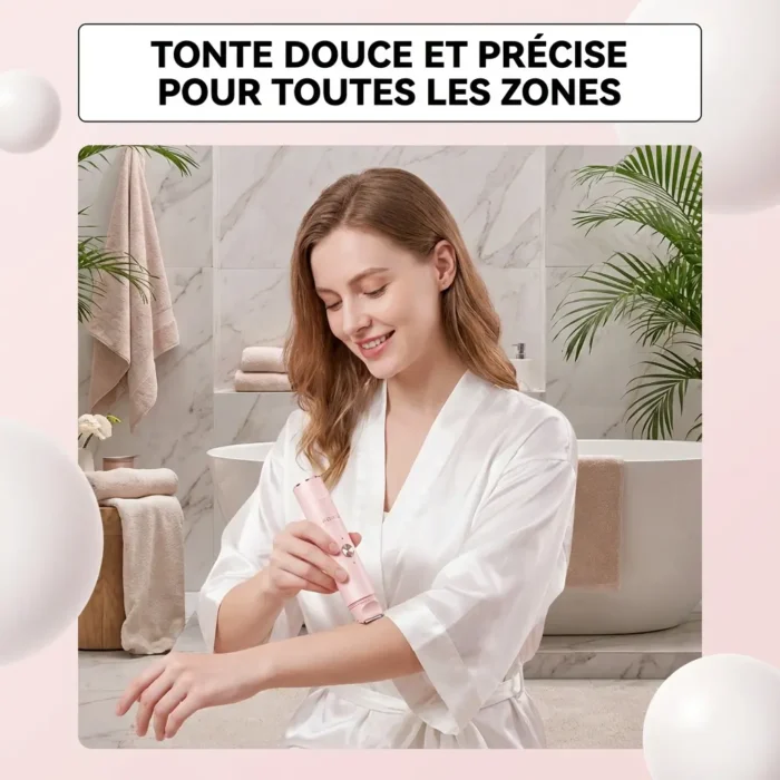 Epilateur electrique rechargeable double tête pour femmes USB