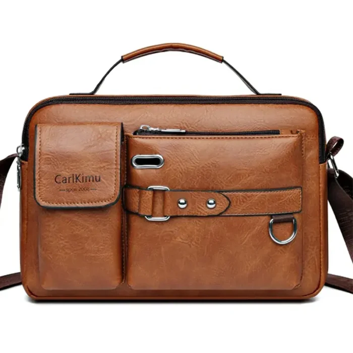 Sac d'épaule retro messager étanche pour homme