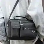 Sac d'épaule retro messager étanche pour homme
