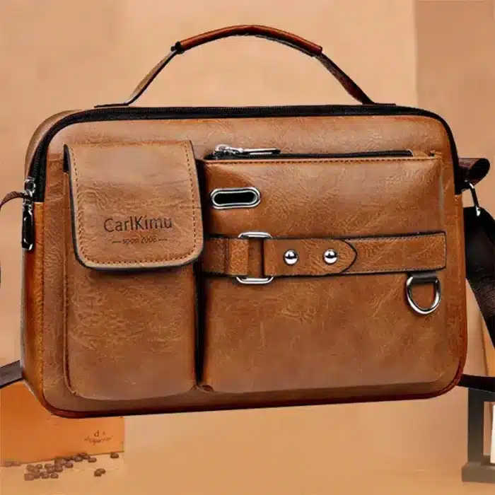 Sac d'épaule retro messager étanche pour homme