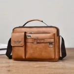 Sac d'épaule retro messager étanche pour homme