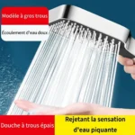 Pommeau de douche reglable haute pression