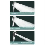 Pommeau de douche reglable haute pression