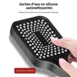 Pommeau de douche reglable haute pression