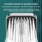 Pommeau de douche reglable haute pression