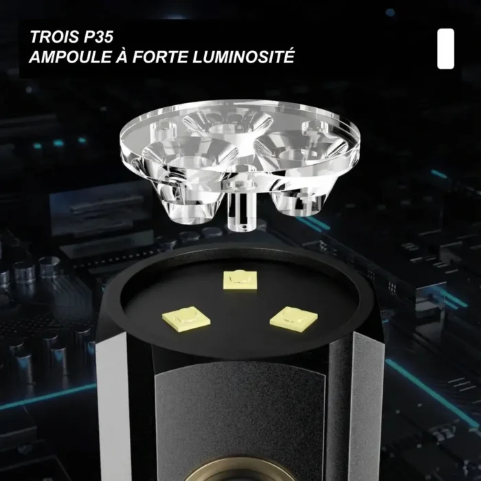 Lampe de Poche LED puissante étanche rechargeable