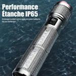 Lampe de Poche LED puissante étanche rechargeable