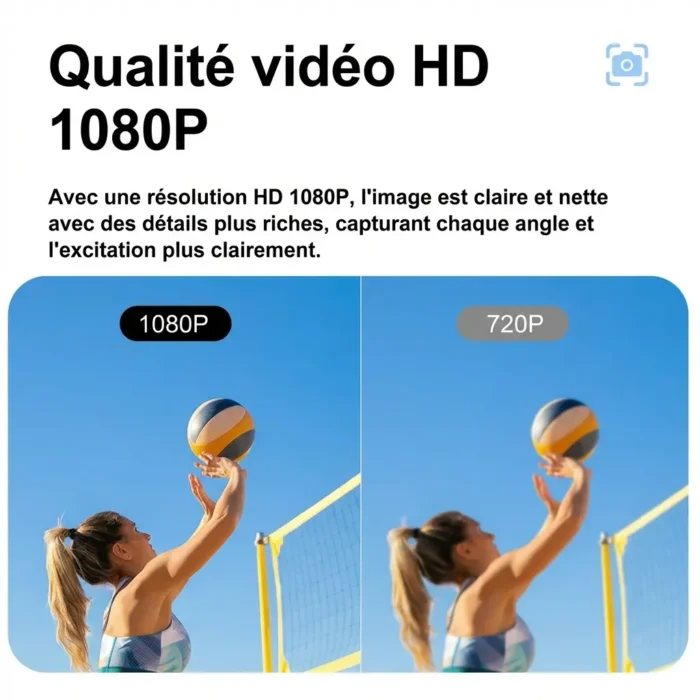 Mini Caméra de Sécurité Wifi HD intelligente
