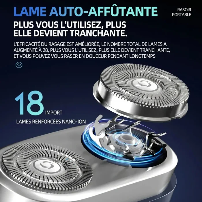 Mini Rasoir électrique de poche pour homme