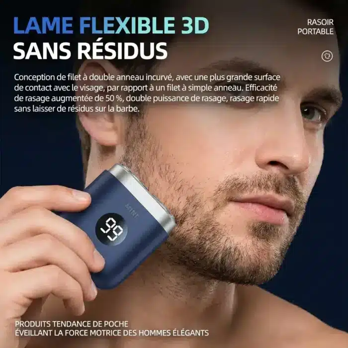 Mini Rasoir électrique de poche pour homme