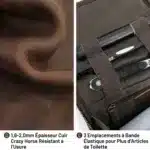 Neceser de piel auténtica - Imagen 10