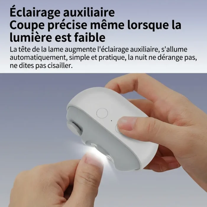 Coupe-ongles electrique 2 vitesses USB