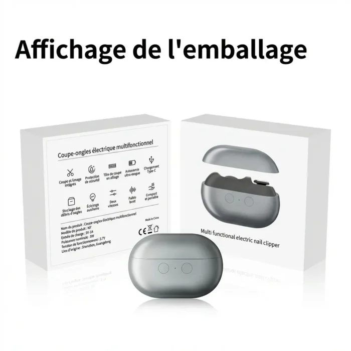 Coupe-ongles electrique 2 vitesses USB