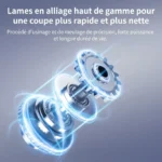 Cortauñas eléctrico de 2 velocidades USB - Imagen 10