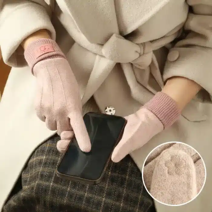 Gants d'hiver en Cachemire chauds