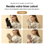 Gants d'hiver en Cachemire chauds