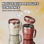 Taza de café portátil con aislamiento antiquemaduras - Imagen 9