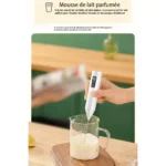 Mousseur à lait sans fil électrique rechargeable USB