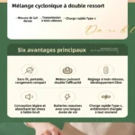 Espumador de leche eléctrico inalámbrico recargable por USB - Imagen 6