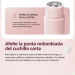 Depiladora eléctrica recargable de doble cabezal para mujeres USB - Imagen 6