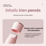 Depiladora eléctrica recargable de doble cabezal para mujeres USB - Imagen 16