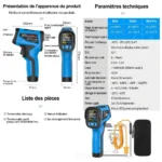 Thermomètre Infrarouge numérique Laser